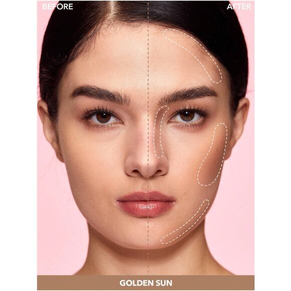 SHEGLAM Snatch & Define Contour Stick - Golden Sun | Neutral Cream Contour - Picture 2 of 8